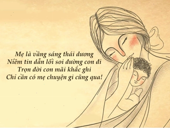 Hướng dẫn làm thơ lục bát 4 câu về mẹ