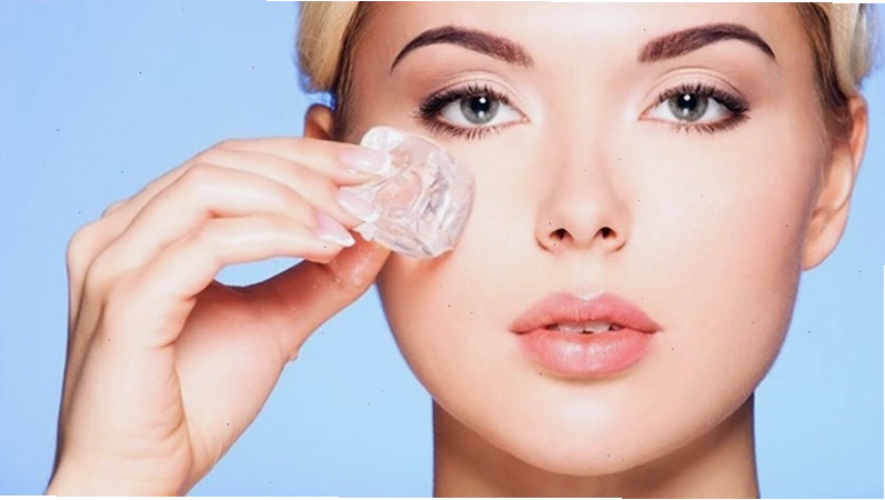 Không nên sử dụng đá lạnh để chườm trực tiếp lên mụn đinh râu vì có thể gây hại cho da