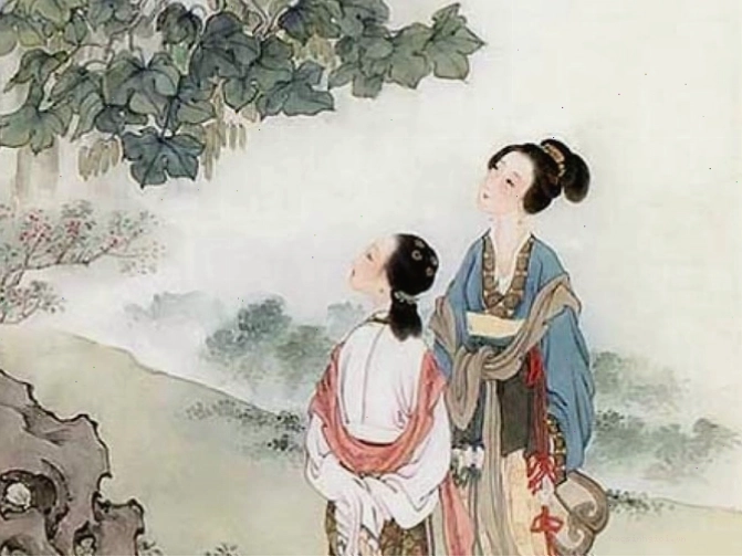 Kiều thăm mộ Đạm Tiên