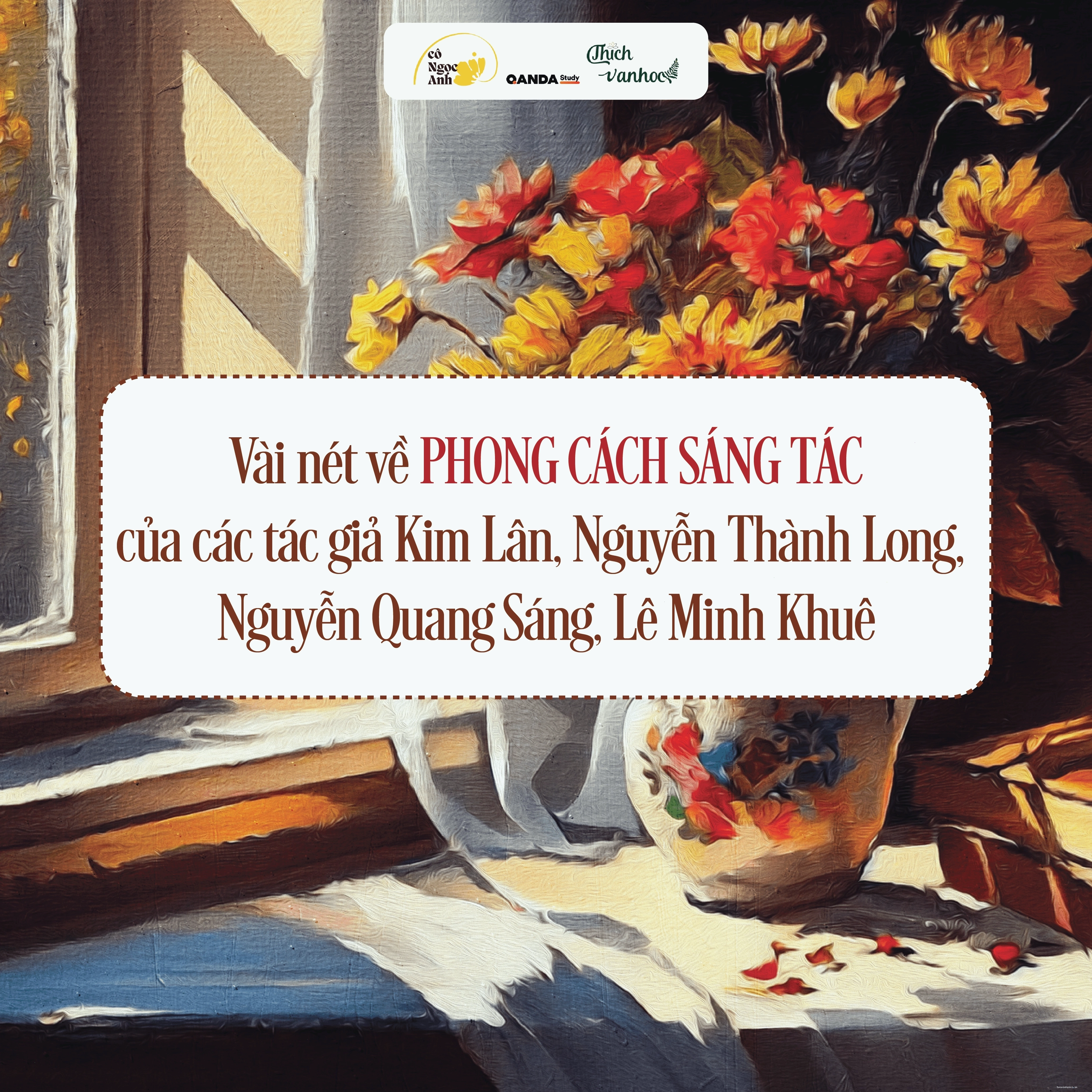 Minh họa các tác giả truyện ngắn hiện đại
