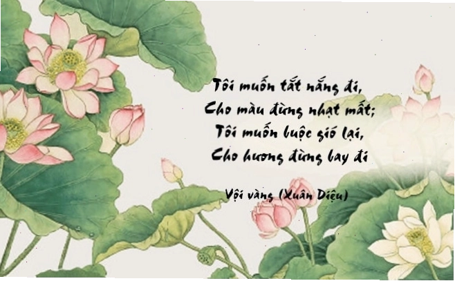 Minh họa các yếu tố cấu thành nên một bài thơ năm chữ hay