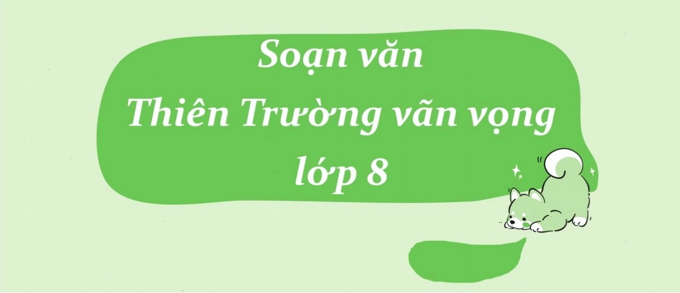Minh họa cảnh vật Thiên Trường trong bài thơ vãn vọng
