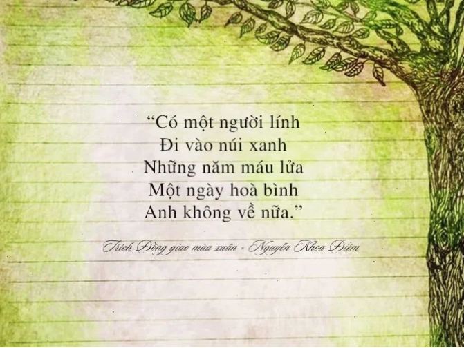 Minh họa một người đang đọc thơ dưới ánh trăng