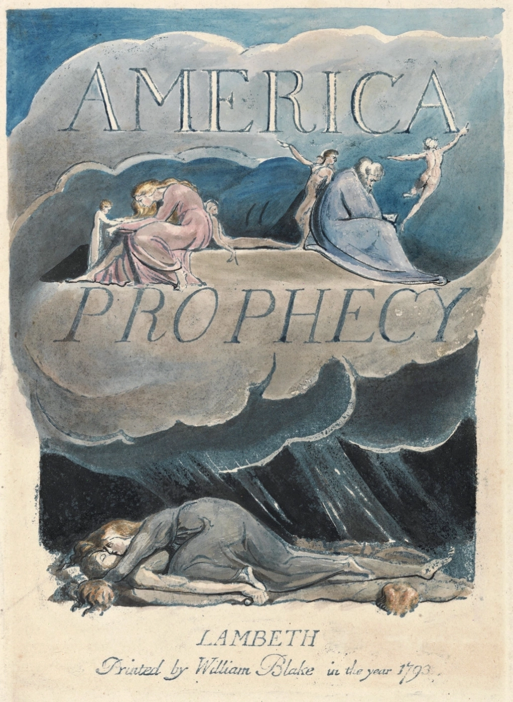 Minh họa từ tác phẩm America a Prophecy của William Blake
