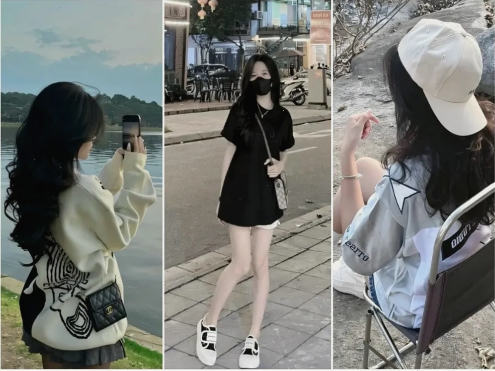 Nhân vật anime nữ với phong cách ngầu và trang phục ấn tượng