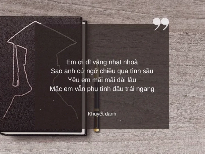 Những bài thơ buồn về tình yêu lỡ làng