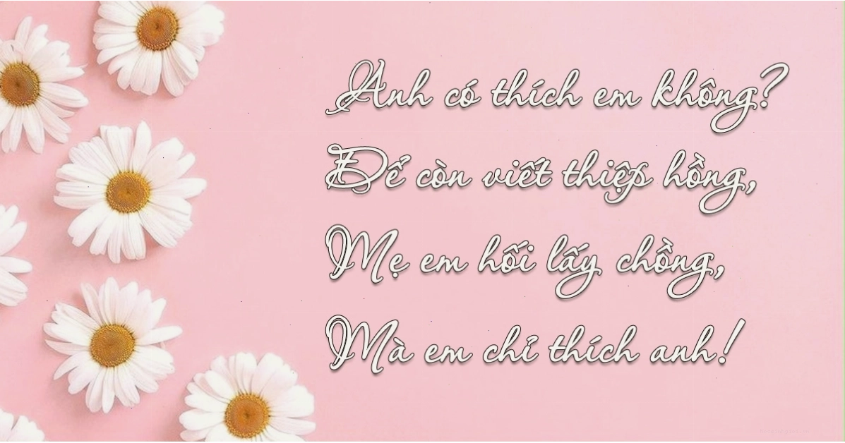 Những câu thơ tình yêu hay