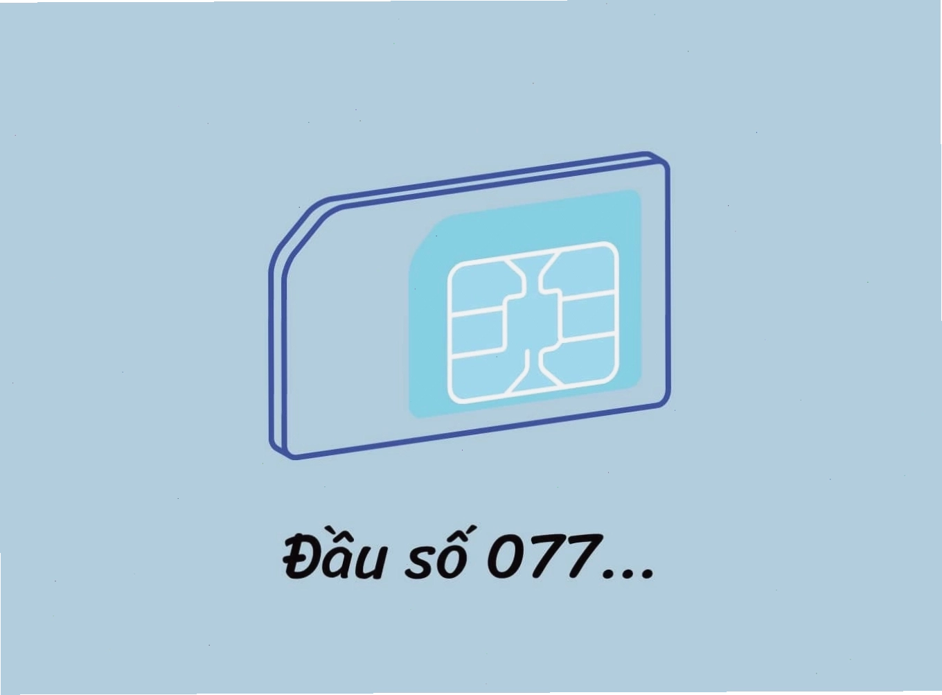 Sim có đầu số 077