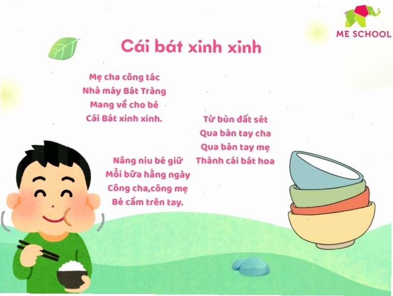 Thơ giúp bé 3 tuổi khám phá thế giới