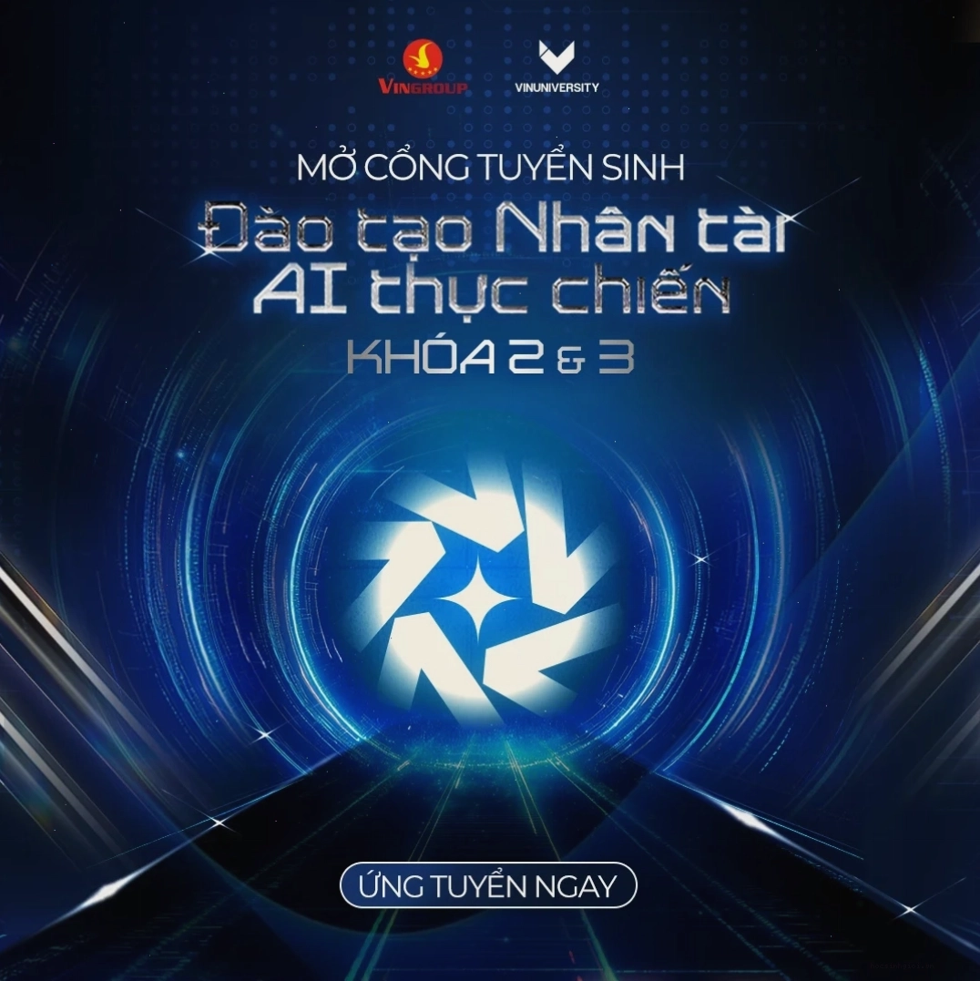 Thông báo tuyển sinh chương trình đào tạo Nhân tài AI