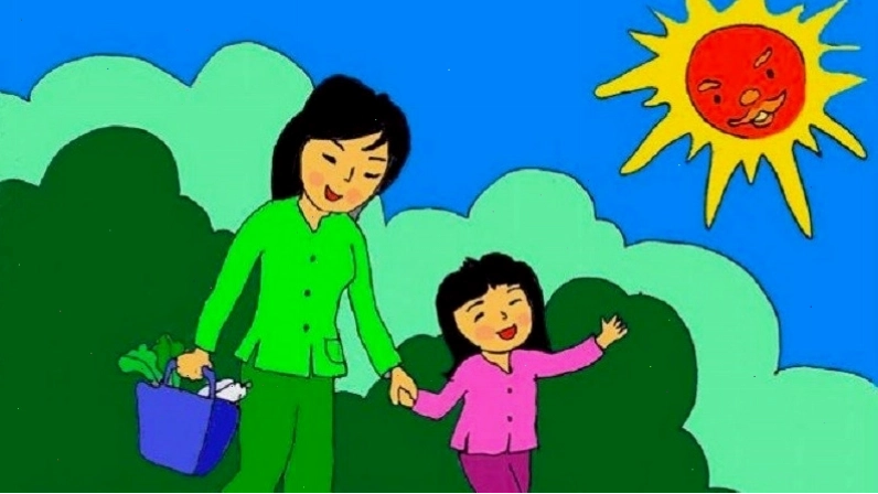 Tình cảm bà cháu ấm áp qua bài thơ