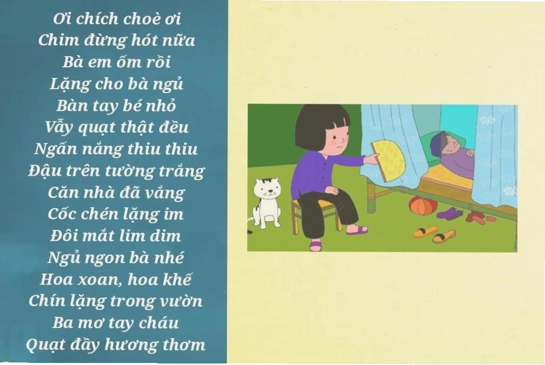 Trang thơ Quạt cho bà ngủ tác giả Thạch Quỳ