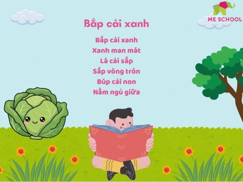 Trẻ 3 tuổi thích thú với thế giới thơ ca