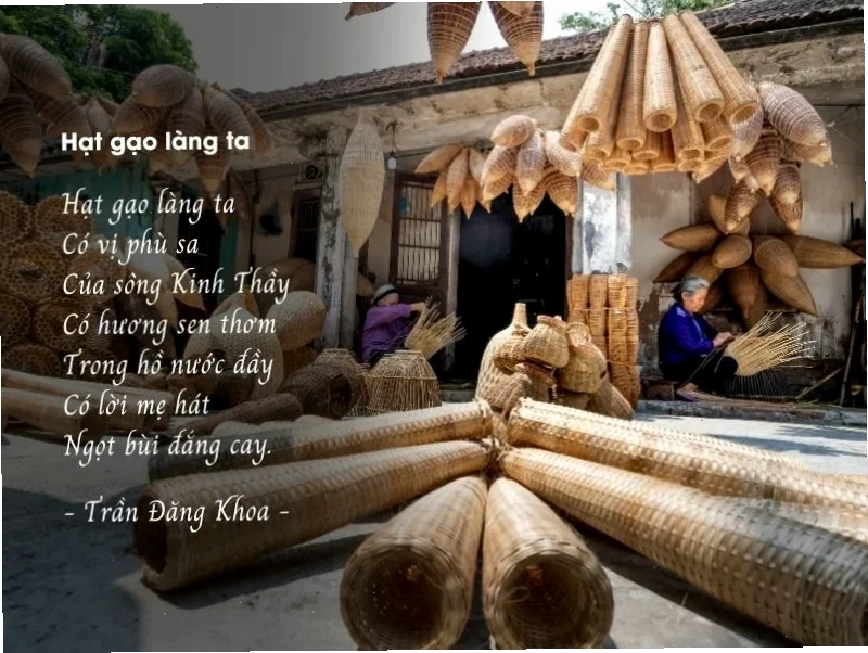 Trẻ em đang tập làm thơ