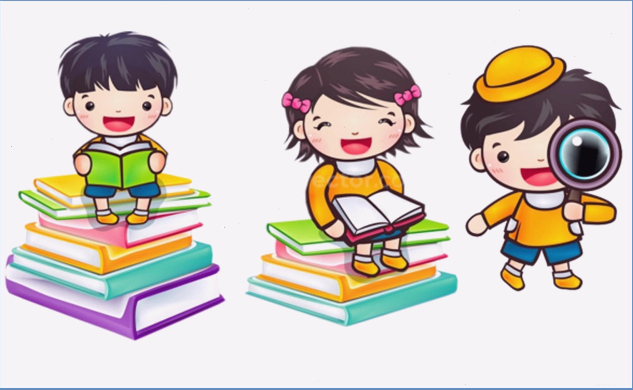 Trẻ em vui đùa cùng hình ảnh con cua trong bài thơ