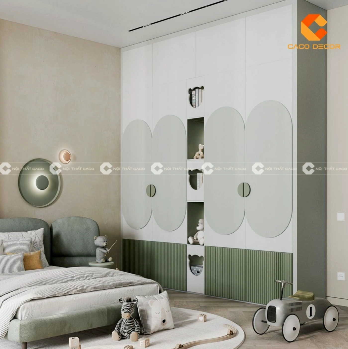 Tủ quần áo cho bé gái 6 tuổi có nhiều ngăn kéo tiện dụng