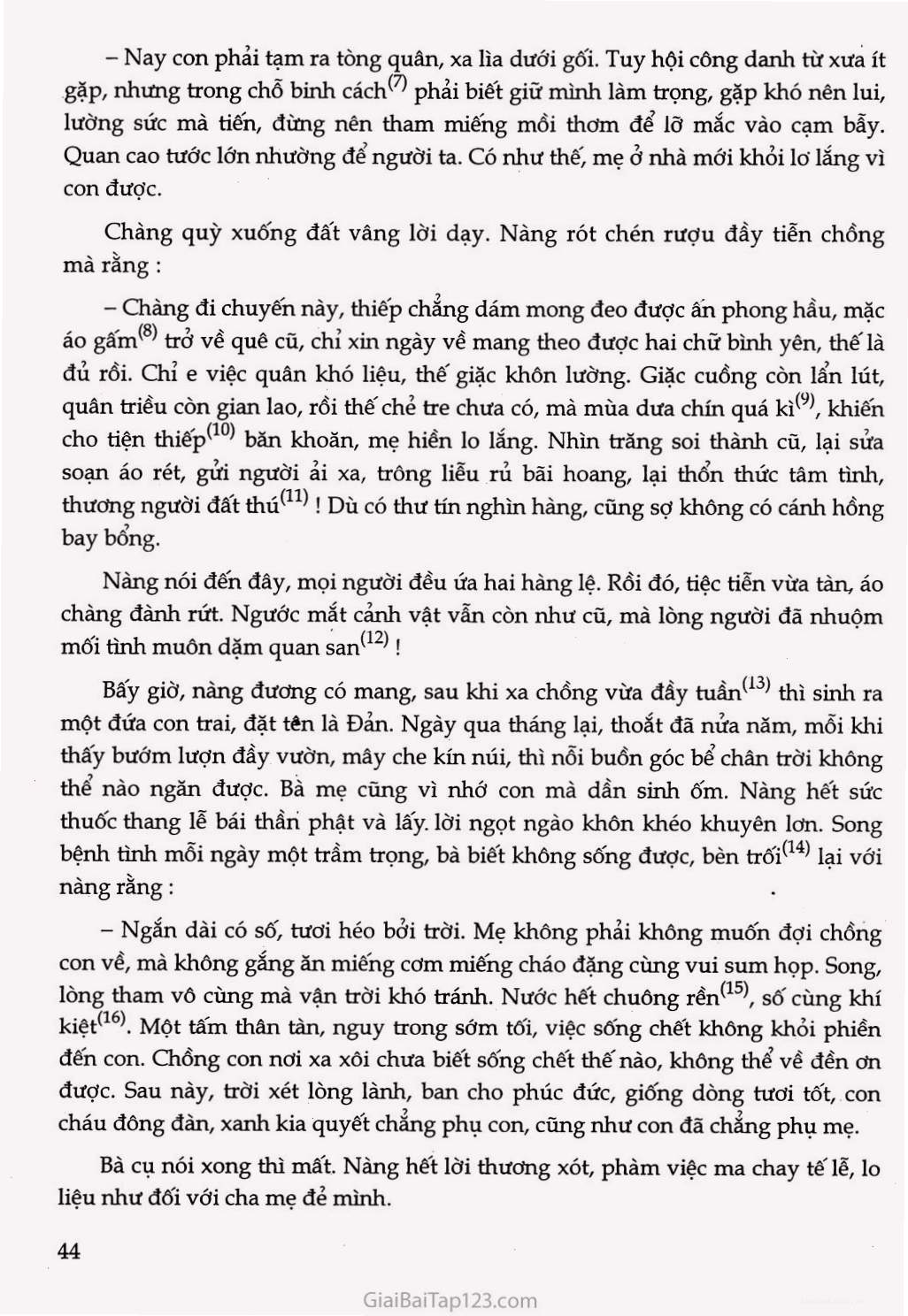 Vũ Thị Thiết đau khổ vì hiểu lầm của chồng