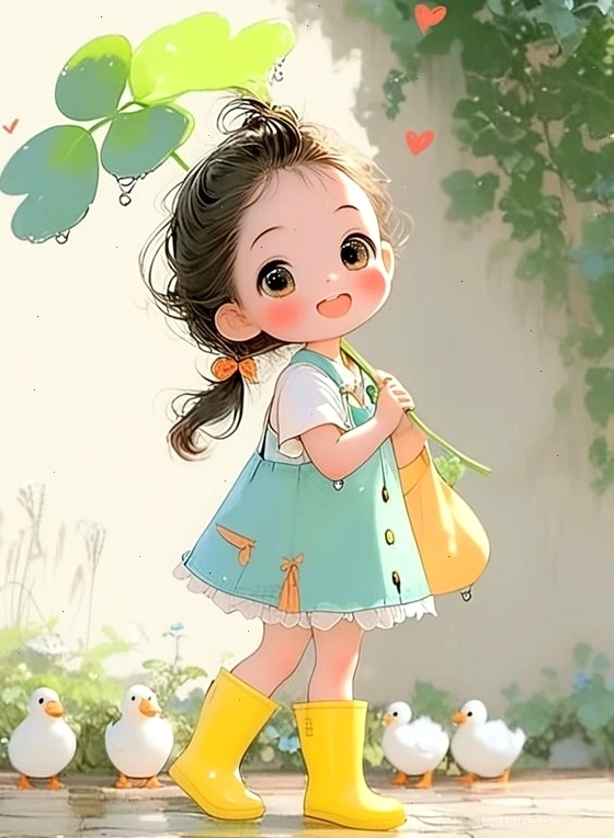 Bộ sưu tập hình nền cute chibi nữ chất lượng cao