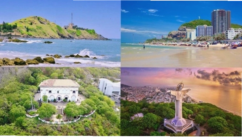 Toàn cảnh thành phố biển Vũng Tàu từ trên cao