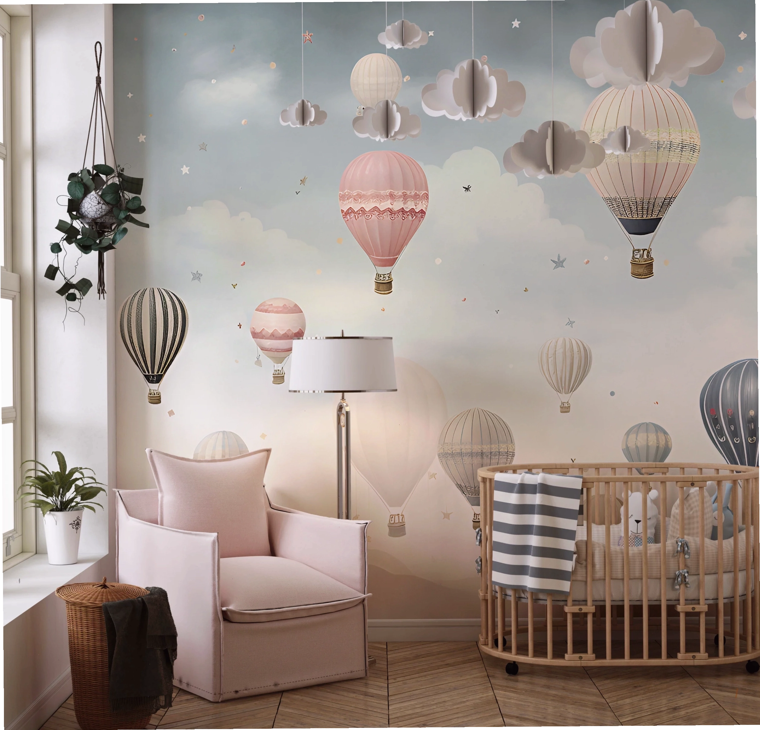 Peel and Stick Sky Stars Mural