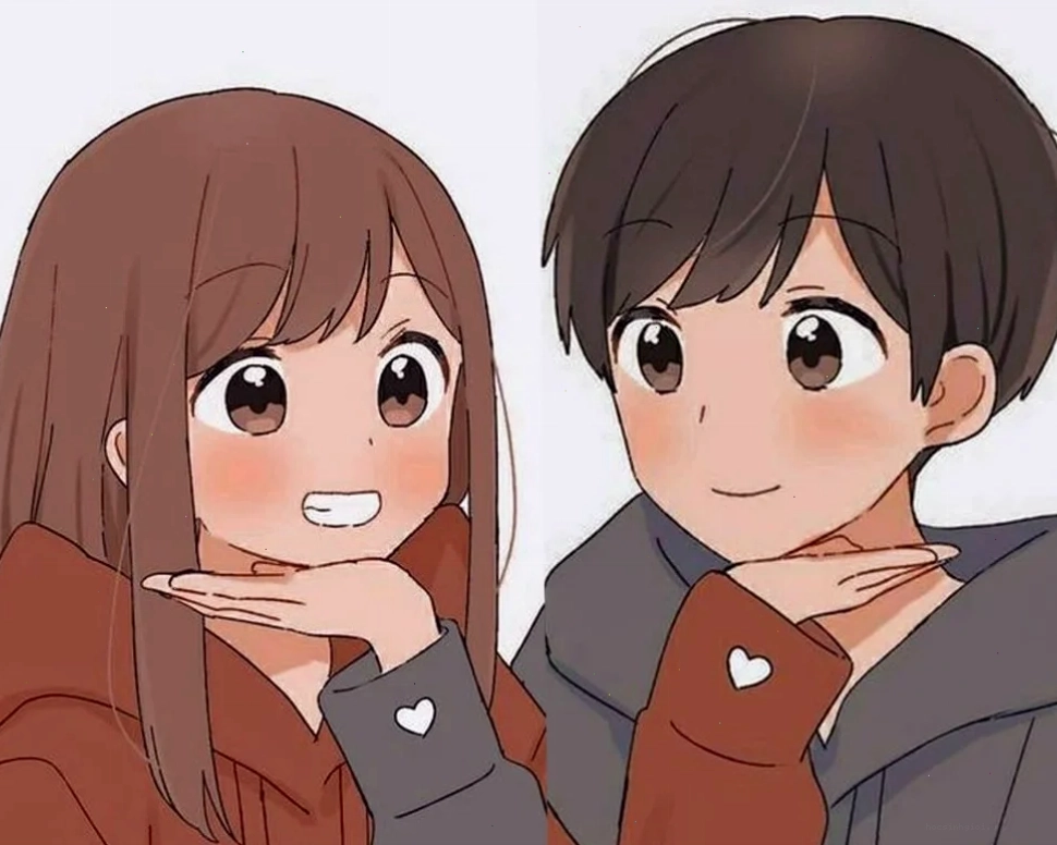 Avatar đôi chibi cute, đáng yêu