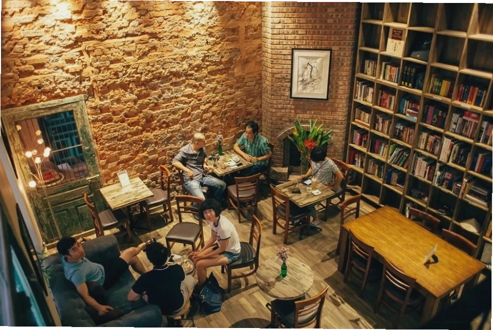 review quán cafe yên tĩnh đọc sách ở Hà Nội với không gian hiện đại