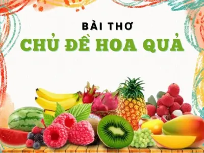 Bé học tên trái cây qua bài thơ về quả ngộ nghĩnh dễ thương