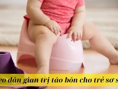 Mẹo dân gian trị táo bón cho trẻ sơ sinh hiệu quả tại nhà