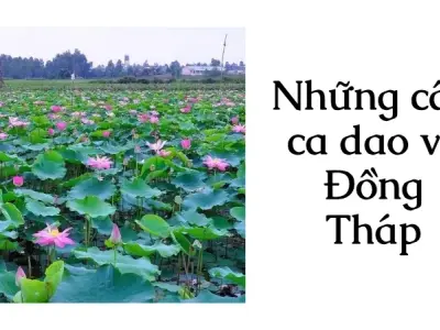 Vẻ đẹp con người và thiên nhiên qua những câu ca dao về Đồng Tháp