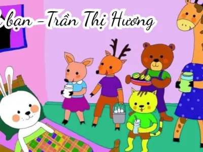 Bài thơ Tình bạn (Trần Thị Hương) - Chủ đề Trường mầm non