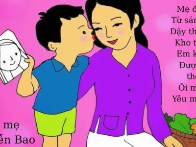 Bài thơ Yêu mẹ (Nguyễn Bao) - Chủ đề Trường mầm non