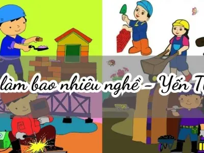 Bài thơ Bé làm bao nhiêu nghề (Yến Thảo) - Chủ đề trường mầm non