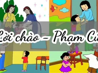 Bài thơ Lời chào (Phạm Cúc) - Chủ đề thơ trường mầm non