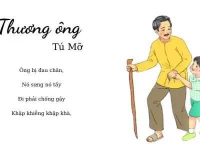 Thương ông (Tú Mỡ) - Soạn bài tập Tiếng Việt lớp 2