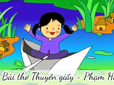 Bài thơ Thuyền giấy (Phạm Hổ) - Chủ đề thơ trường mầm non