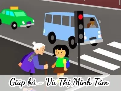 Giúp bà (Vũ Thị Minh Tâm) - Chủ đề thơ trường mầm non