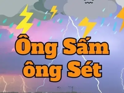 Bài thơ Ông Sấm Ông Sét - Chủ đề thơ trường mầm non