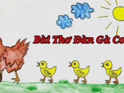 Bài thơ Đàn gà con (Phạm Hổ) - Chủ đề thơ trường mầm non