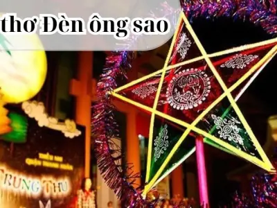 Bài thơ Đèn ông sao - Chủ đề thơ trường mầm non cho bé