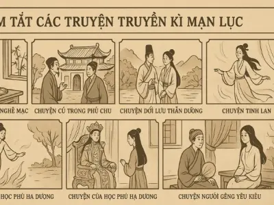 Tóm tắt các truyện trong Truyền Kì Mạn Lục đầy đủ nhất