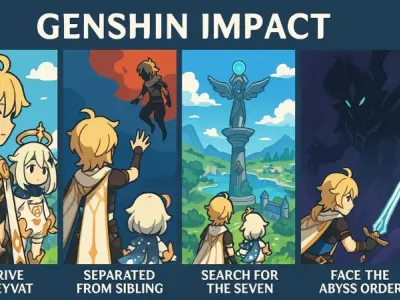 Tóm tắt cốt truyện Genshin Impact qua từng bản cập nhật