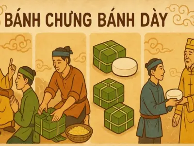 Tóm tắt truyện Bánh Chưng Bánh Dày ngắn gọn dễ hiểu