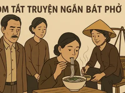 Tóm tắt truyện ngắn Bát Phở ngắn gọn và dễ hiểu nhất