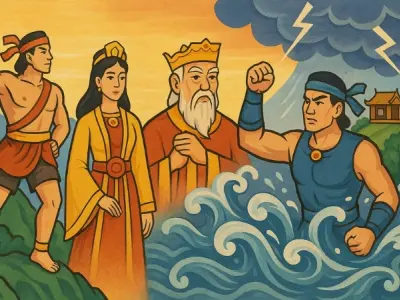 Tóm tắt truyện Sơn Tinh Thủy Tinh ngắn gọn dễ hiểu