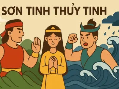 Tóm tắt truyện Sơn Tinh Thủy Tinh ngắn nhất dễ hiểu