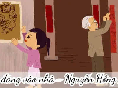 Bài thơ Tết đang vào nhà (Nguyễn Hồng Kiên) - Chủ đề thơ trường mầm non
