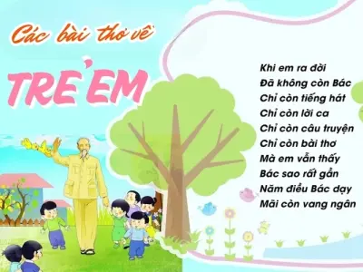 Thơ về trẻ em chan chứa cảm xúc và tình yêu thương