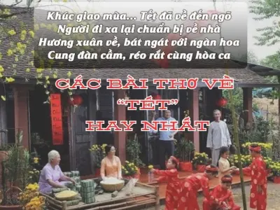 Thơ Tết ngọt ngào mang hương vị đoàn viên sum họp