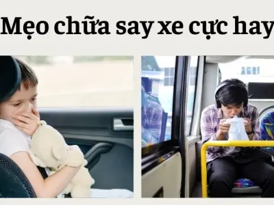 Mẹo chữa say xe cực hay giúp đi xa không còn mệt mỏi