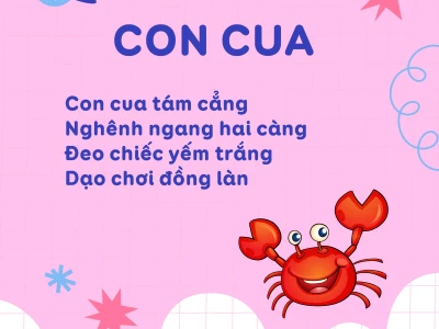 Khám phá bài thơ Con cua: Vẻ đẹp giản dị và bài học cuộc sống